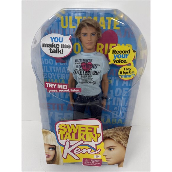 New 2010 Mattel Barbie Doll Sweet Talkin Ken #T7432 - Picture 3 of 5